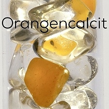 Edelstein Orangencalcit